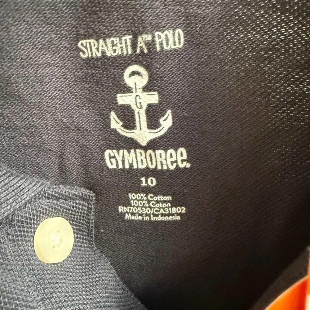 Gymboree  Navy Long Sleeve Polo Shirt Boy’s Sz 10